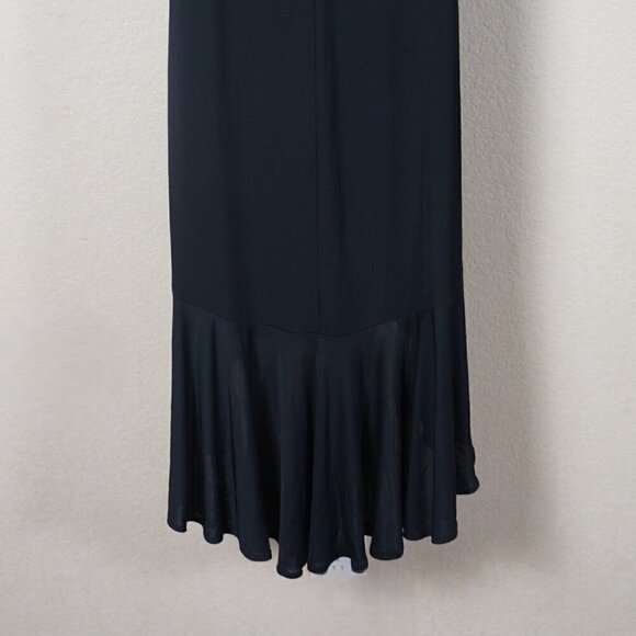 Vtg JS Boutique Y2k Fairy Floral Embroidered High Low Hem Dress Whimsigoth 10 - Picture 7 of 9